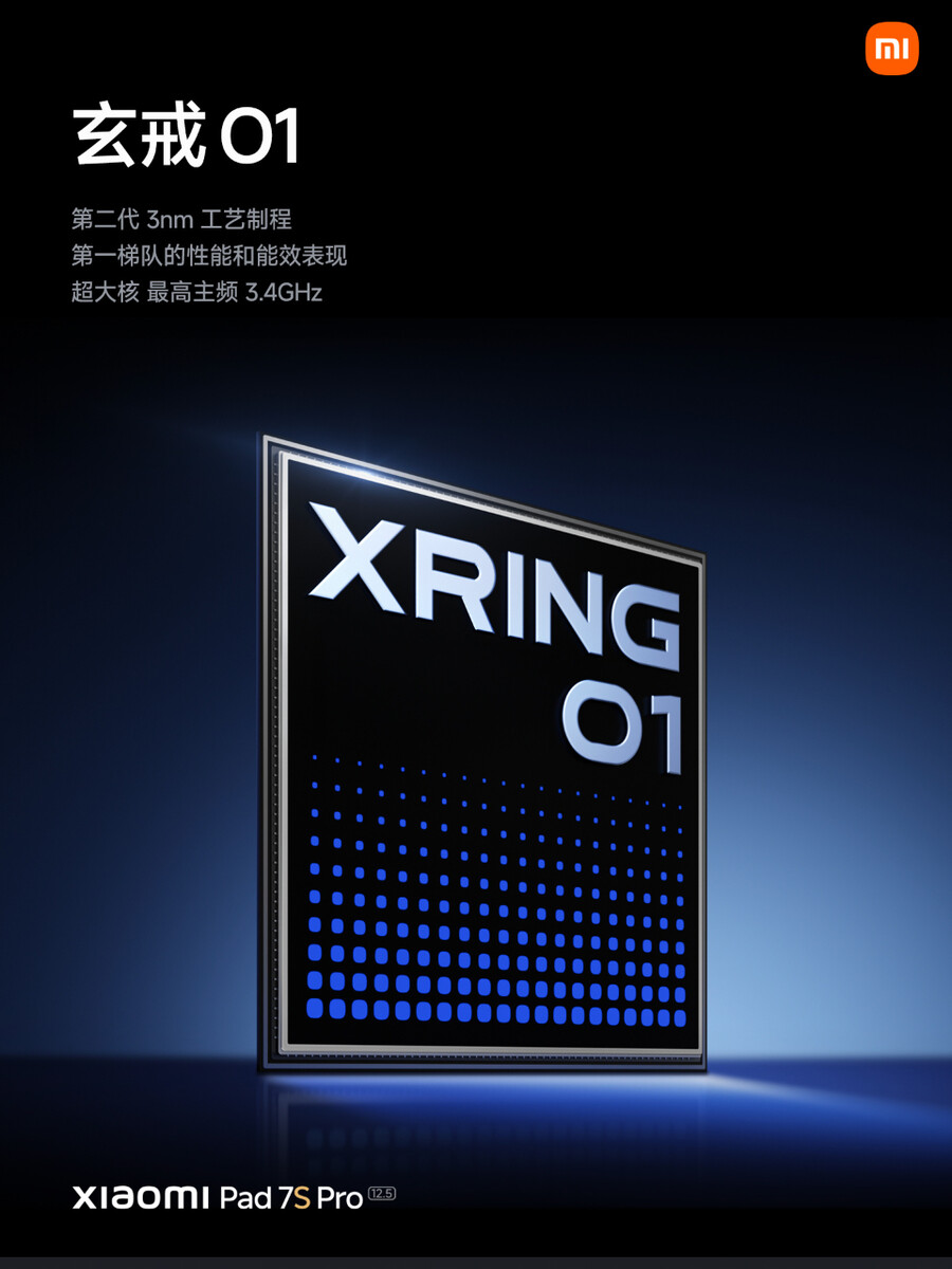 Xiaomi Pad 7S Pro 12.5 xác nhận thông số cấu hình: Đối thủ nặng ký của iPad Pro với chip XRING 01, độ mỏng 5.8mm, màn hình 144Hz- Ảnh 7. Xiaomi Pad 7S Pro 12.5 xác nhận thông số cấu hình: Đối thủ nặng ký của iPad Pro với chip XRING 01, độ mỏng 5.8mm, màn hình 144Hz- Ảnh 7.