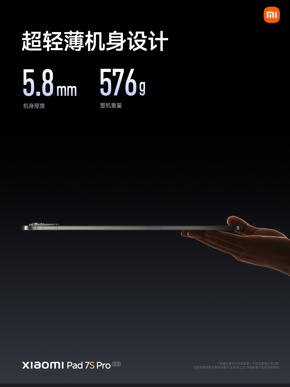 Xiaomi Pad 7S Pro 12.5 xác nhận thông số cấu hình: Đối thủ nặng ký của iPad Pro với chip XRING 01, độ mỏng 5.8mm, màn hình 144Hz- Ảnh 5. Xiaomi Pad 7S Pro 12.5 xác nhận thông số cấu hình: Đối thủ nặng ký của iPad Pro với chip XRING 01, độ mỏng 5.8mm, màn hình 144Hz- Ảnh 5.