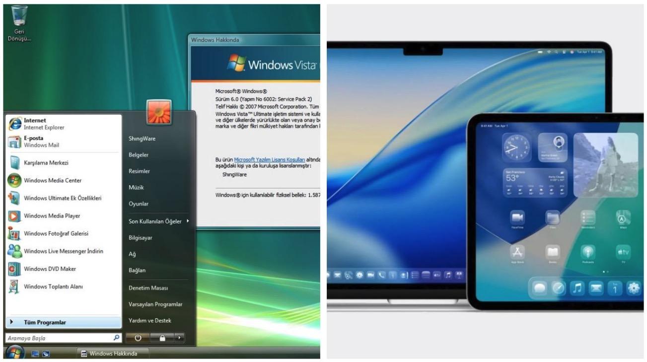 2025, người ta hỏi Liquid Glass có sao chép Vista – nhưng năm 2006, chính Apple từng gọi Vista là bản sao của Mac OS X- Ảnh 1. 2025, người ta hỏi Liquid Glass có sao chép Vista – nhưng năm 2006, chính Apple từng gọi Vista là bản sao của Mac OS X- Ảnh 1.