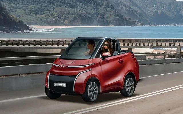 Bộ đôi xe điện mini đổ bộ thị trường Việt: Cấu hình 2 chỗ ngồi, di chuyển tối đa 170km - có chiếc chốt giá 199 triệu đồng- Ảnh 2. Bộ đôi xe điện mini đổ bộ thị trường Việt: Cấu hình 2 chỗ ngồi, di chuyển tối đa 170km - có chiếc chốt giá 199 triệu đồng- Ảnh 2.