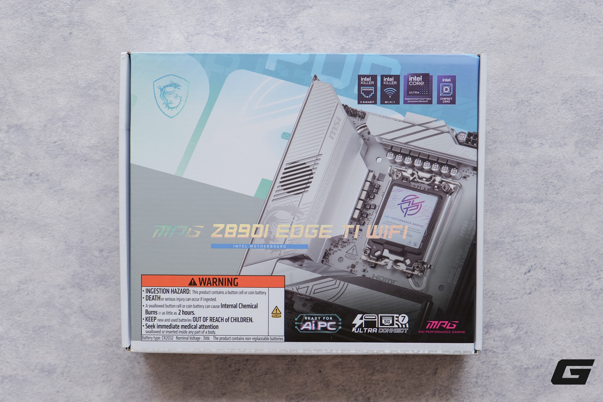 Mở hộp MSI MPG Z890I EDGE TI WIFI: Tông trắng cho những cấu hình nhỏ nhắn- Ảnh 2. Mở hộp MSI MPG Z890I EDGE TI WIFI: Tông trắng cho những cấu hình nhỏ nhắn- Ảnh 2.