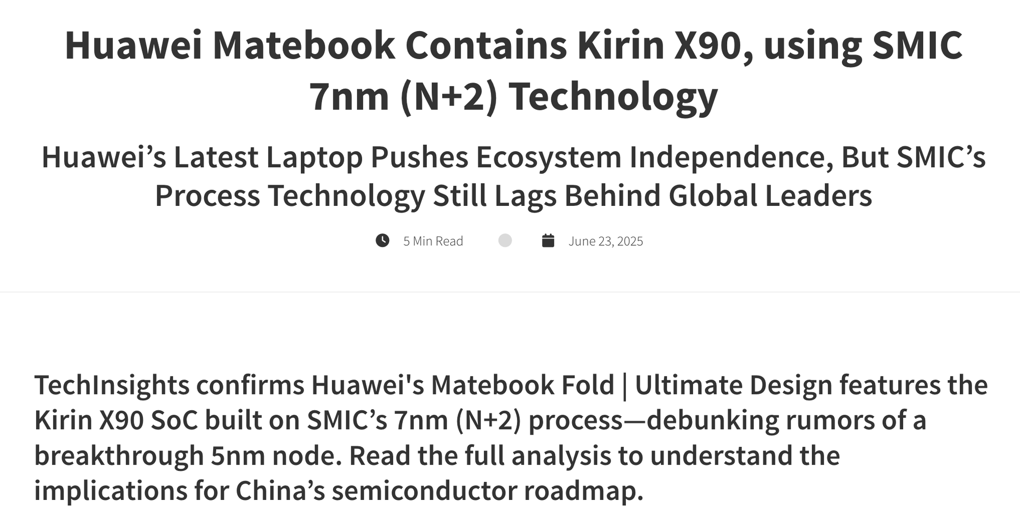 Hóa Ra Con Chip Tiên Tiến Nhất Của Huawei Không Phải Là 5Nm Như Trung Quốc Công Bố, Mà Vẫn Mắc Kẹt Ở 7Nm- Ảnh 2. Hóa Ra Con Chip Tiên Tiến Nhất Của Huawei Không Phải Là 5Nm Như Trung Quốc Công Bố, Mà Vẫn Mắc Kẹt Ở 7Nm- Ảnh 2.