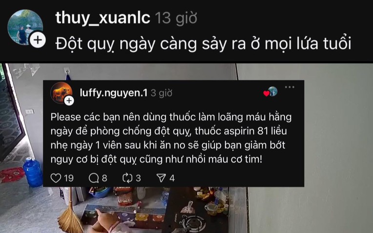 Người dùng Threads rỉ tai nhau uống thuốc loãng máu mỗi ngày để phòng ngừa đột quỵ: Một hiệu ứng Dunning-Kruger, càng thiếu hiểu biết thì lại càng thích đi khuyên người- Ảnh 1. Người dùng Threads rỉ tai nhau uống thuốc loãng máu mỗi ngày để phòng ngừa đột quỵ: Một hiệu ứng Dunning-Kruger, càng thiếu hiểu biết thì lại càng thích đi khuyên người- Ảnh 1.