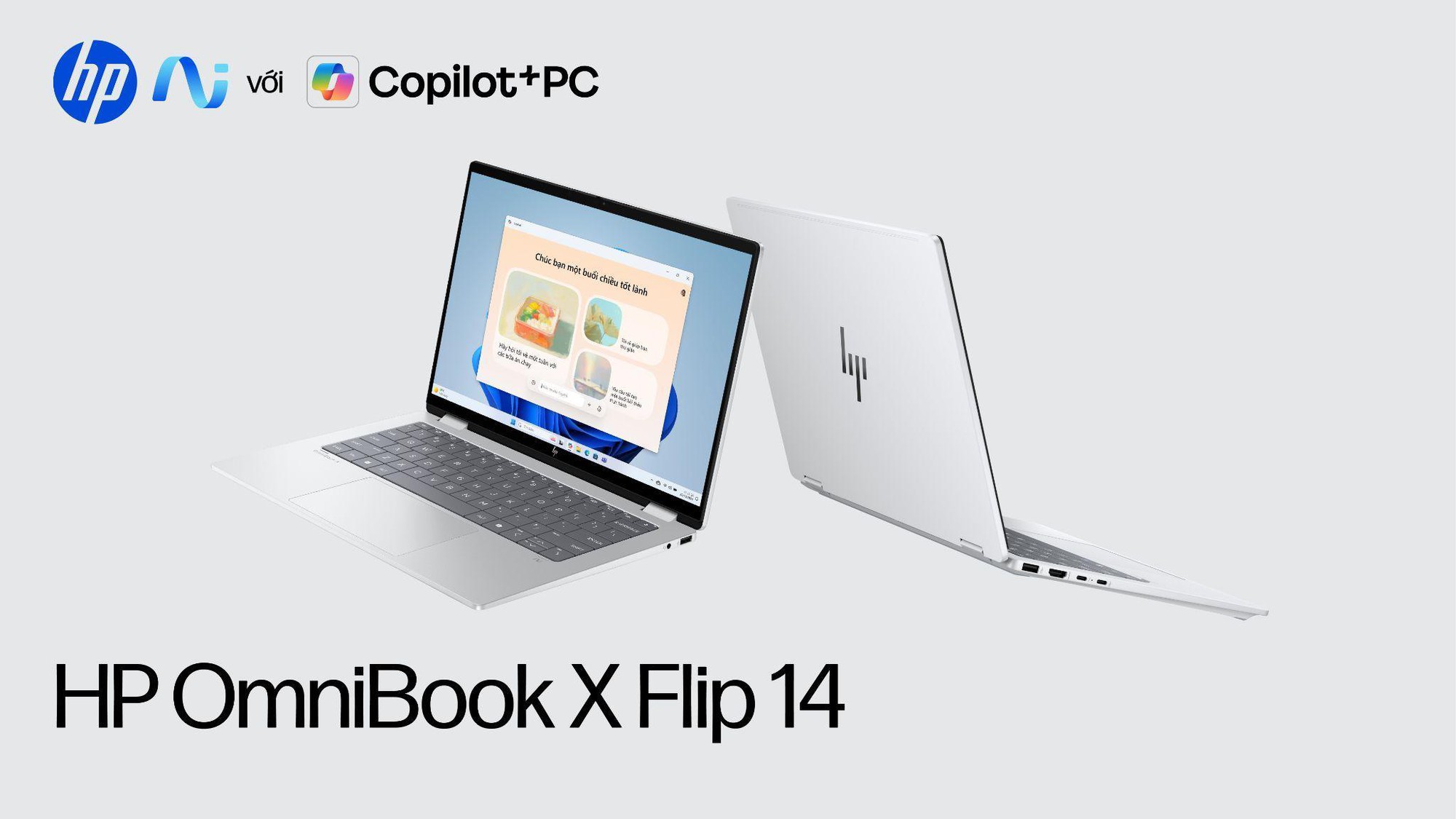 HP OmniBook X Flip 14 với AI mạnh mẽ, thiết kế linh hoạt cho người dùng hiện đại- Ảnh 1. HP OmniBook X Flip 14 với AI mạnh mẽ, thiết kế linh hoạt cho người dùng hiện đại- Ảnh 1.