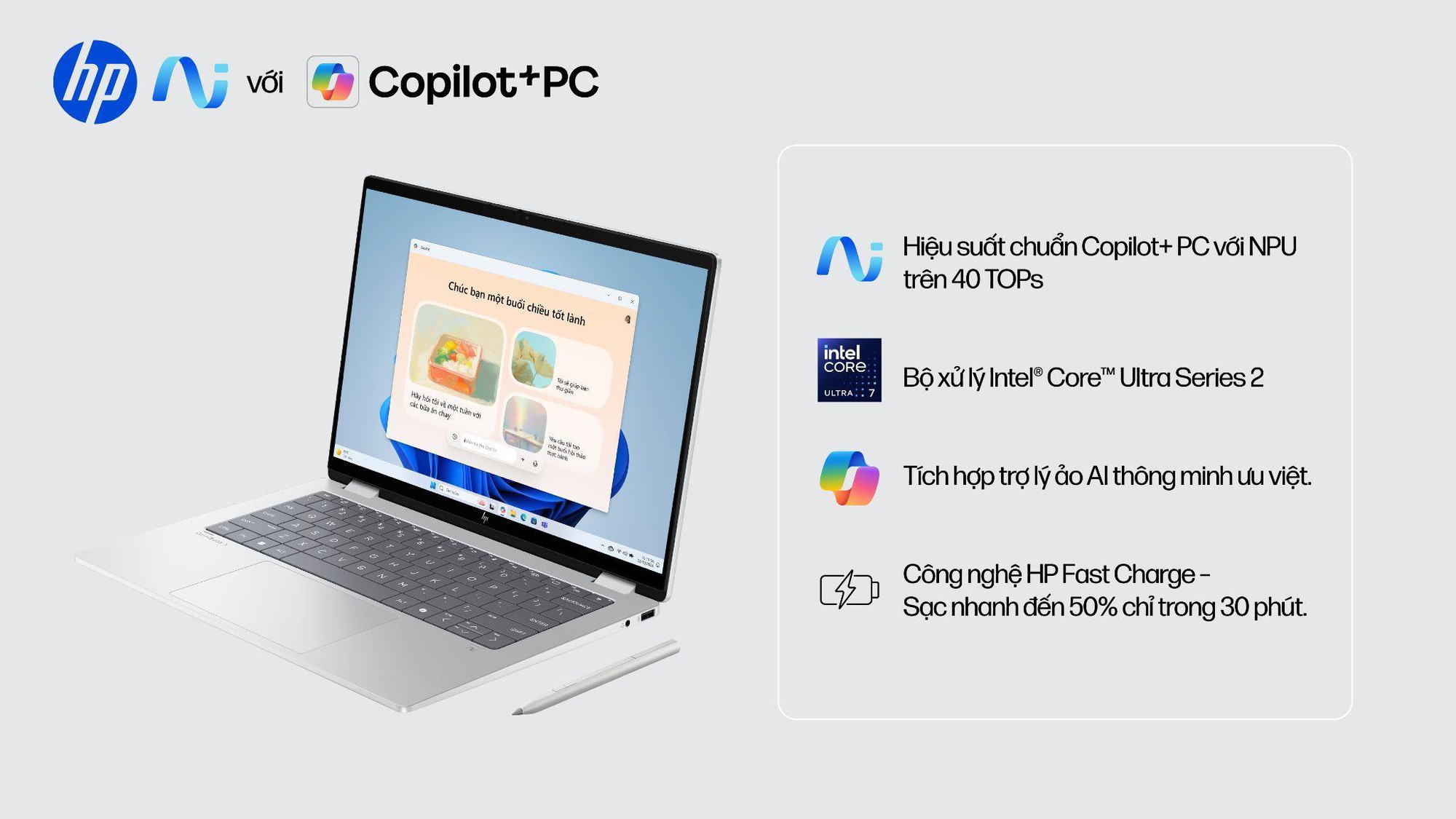 HP OmniBook X Flip 14 với AI mạnh mẽ, thiết kế linh hoạt cho người dùng hiện đại- Ảnh 2. HP OmniBook X Flip 14 với AI mạnh mẽ, thiết kế linh hoạt cho người dùng hiện đại- Ảnh 2.