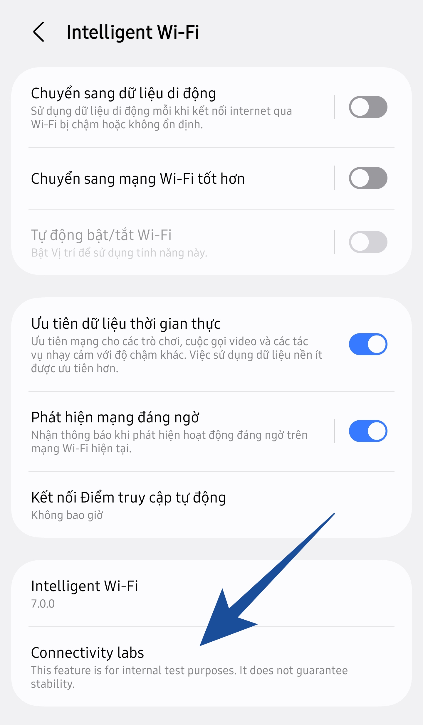 Máy Samsung có menu Wifi rất nhiều tính năng hay nhưng bị ẩn, đây là cách để bạn mở ra dùng- Ảnh 3. Máy Samsung có menu Wifi rất nhiều tính năng hay nhưng bị ẩn, đây là cách để bạn mở ra dùng- Ảnh 3.