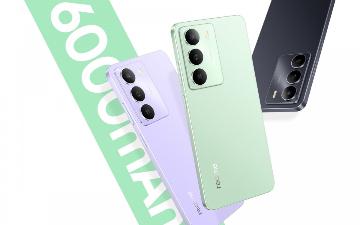 realme lại có điện thoại siêu rẻ: Thiết kế siêu mỏng, bền chuẩn quân đội Mỹ, pin 6.000mAh- Ảnh 1. realme lại có điện thoại siêu rẻ: Thiết kế siêu mỏng, bền chuẩn quân đội Mỹ, pin 6.000mAh- Ảnh 1.