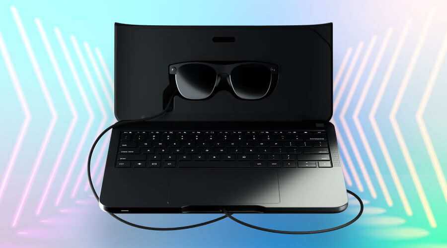 Laptop không màn hình giá 50 triệu, cấu hình ngon, có sẵn kính AR, OS dựa trên Android nhưng hạn chế dùng ứng dụng Android- Ảnh 1. Laptop không màn hình giá 50 triệu, cấu hình ngon, có sẵn kính AR, OS dựa trên Android nhưng hạn chế dùng ứng dụng Android- Ảnh 1.