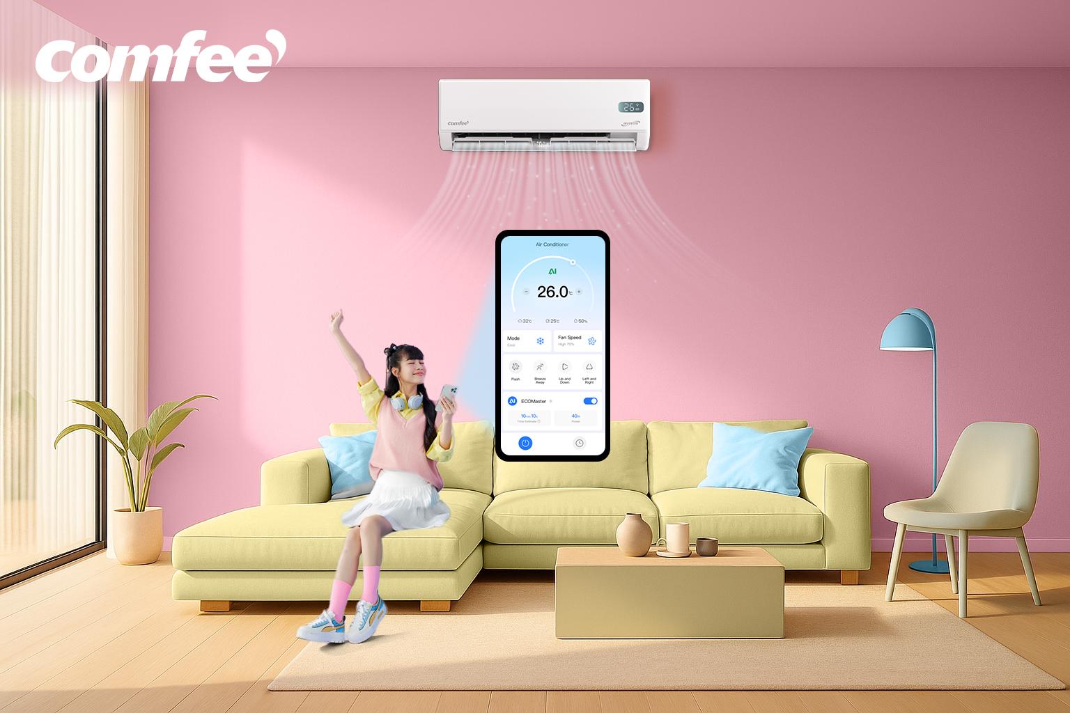 Comfee Gusto: Điều hòa AI chủ động làm mát, kiểm soát điện năng mùa hè- Ảnh 2.
