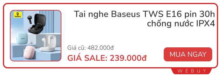 6 mẫu Loa, Tai nghe đáng sắm nhất dịp này: Redmi, Baseus, Soundcore... tất cả đều dưới 300.000đ- Ảnh 8.