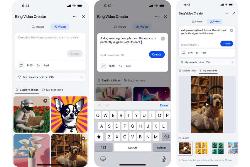 Microsoft cung cấp Sora miễn phí cho người dùng Bing Mobile: tạo video AI chưa bao giờ dễ dàng đến thế- Ảnh 1. Microsoft cung cấp Sora miễn phí cho người dùng Bing Mobile: tạo video AI chưa bao giờ dễ dàng đến thế- Ảnh 1.