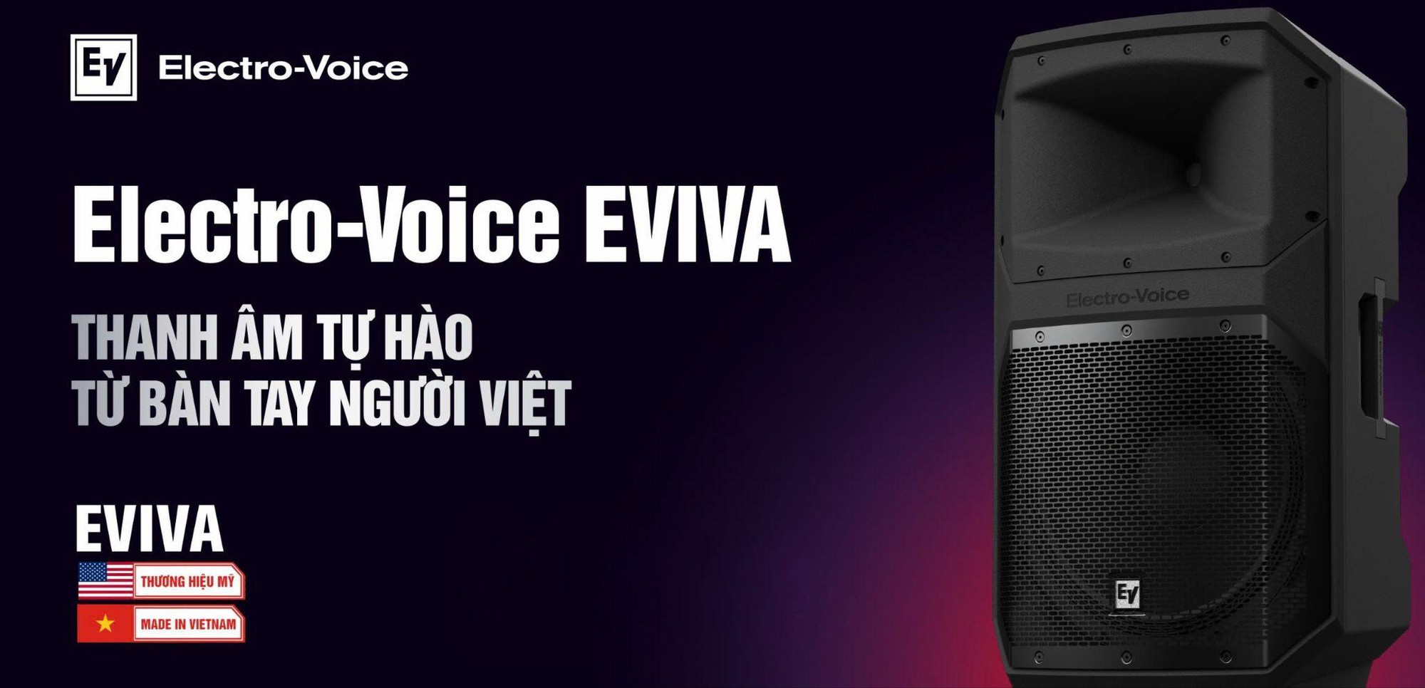 EVIVA - Từ di sản âm thanh Mỹ gần 100 năm đến dòng loa "Made in Vietnam" tiên phong!- Ảnh 1. EVIVA - Từ di sản âm thanh Mỹ gần 100 năm đến dòng loa "Made in Vietnam" tiên phong!- Ảnh 1.