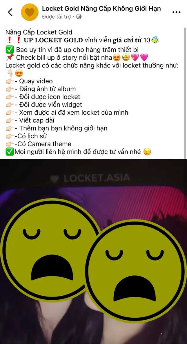 Cảnh báo bẫy "Locket Gold giá rẻ": iPhone bị vô hiệu hóa, kẻ gian đòi tiền chuộc - Ảnh 1. Cảnh báo bẫy "Locket Gold giá rẻ": iPhone bị vô hiệu hóa, kẻ gian đòi tiền chuộc - Ảnh 1.
