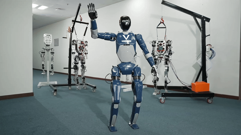 VinMotion công bố robot hình người đầu tiên, phát triển trong khoảng thời gian kỷ lục- Ảnh 1. VinMotion công bố robot hình người đầu tiên, phát triển trong khoảng thời gian kỷ lục- Ảnh 1.