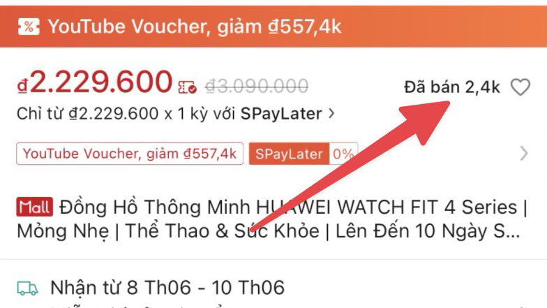 Ảo thật đấy! Huawei Watch Fit 4 vừa ra mắt được 1 tuần đã bán được hàng ngàn đơn trên Shopee, liệu có phải smartwatch “quốc dân”?- Ảnh 1.