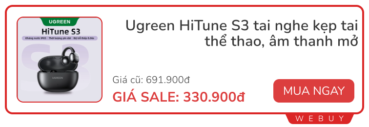 14 Deal 6/6 đủ đồ xịn từ phụ kiện đến gia dụng thông minh: Máy hút bụi PerySmith, màn hình Xiaomi, tai nghe Ugreen, cân điện tử Lenovo...- Ảnh 5. 14 Deal 6/6 đủ đồ xịn từ phụ kiện đến gia dụng thông minh: Máy hút bụi PerySmith, màn hình Xiaomi, tai nghe Ugreen, cân điện tử Lenovo...- Ảnh 5.