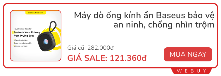Cầm 200.000đ sắm được vài món đồ hay ho: Tai nghe Realfit, đèn cảm ứng Mijia, tag định vị Ugreen, máy dò ống kính ẩn Baseus...- Ảnh 6.