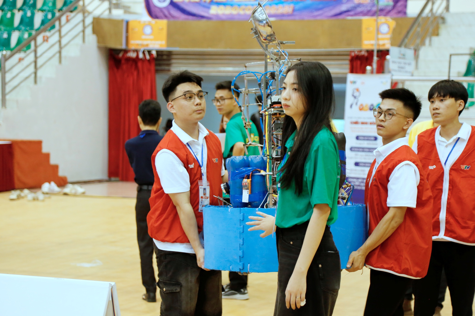 Robocon Việt Nam 2025: Các đội mạnh trở lại đầy ấn tượng tại vòng sơ tuyển- Ảnh 29. Robocon Việt Nam 2025: Các đội mạnh trở lại đầy ấn tượng tại vòng sơ tuyển- Ảnh 29.