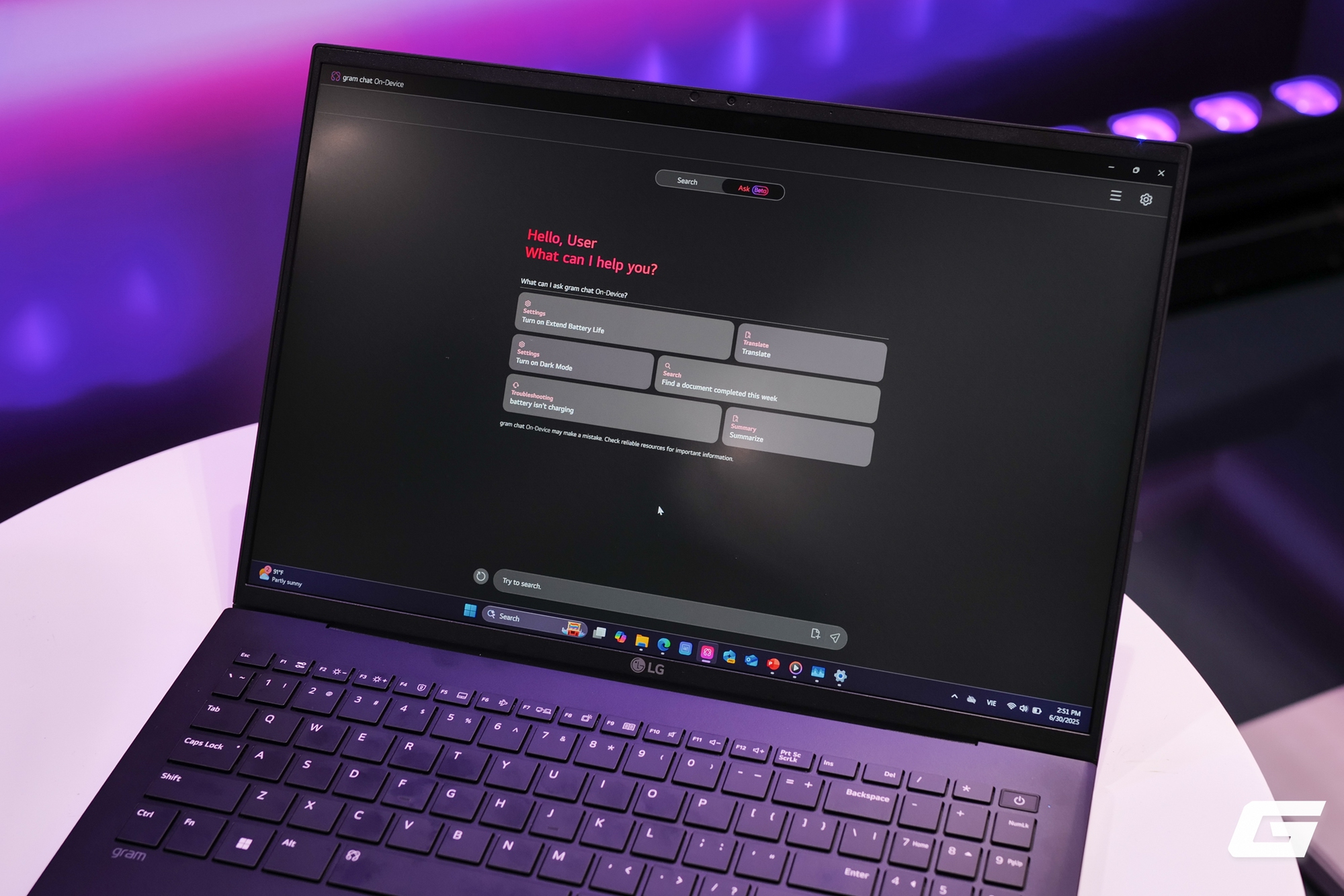 LG chính thức giới thiệu laptop LG gram AI 2025 tại Việt Nam: siêu mỏng nhẹ, tích hợp trí tuệ nhân tạo Hybrid AI toàn diện- Ảnh 3. LG chính thức giới thiệu laptop LG gram AI 2025 tại Việt Nam: siêu mỏng nhẹ, tích hợp trí tuệ nhân tạo Hybrid AI toàn diện- Ảnh 3.