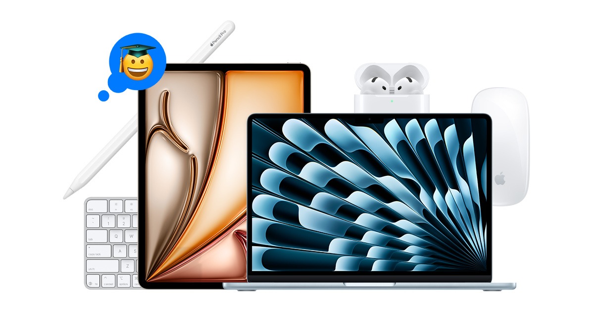 Apple tung chương trình mua MacBook, iPad giá rẻ còn được tặng AirPods 4 ANC, Apple Pencil Pro miễn phí- Ảnh 1. Apple tung chương trình mua MacBook, iPad giá rẻ còn được tặng AirPods 4 ANC, Apple Pencil Pro miễn phí- Ảnh 1.