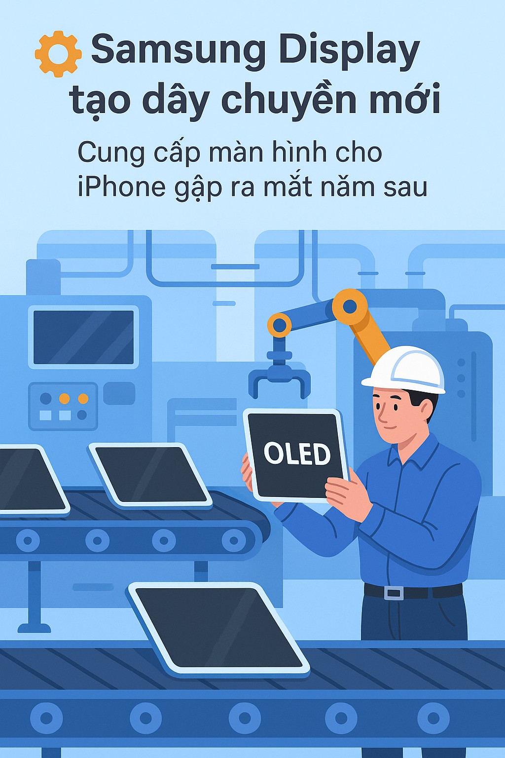 iPhone gập là có thật: Samsung xây hẳn một dây chuyền mới để cung cấp tấm nền OLED gập cho Apple- Ảnh 2.