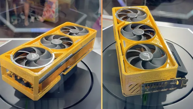 Asus vừa ra mắt GPU đắt nhất Thế giới: "Bọc" bởi gần 5 kg vàng, giá nửa triệu Đô- Ảnh 1. Asus vừa ra mắt GPU đắt nhất Thế giới: "Bọc" bởi gần 5 kg vàng, giá nửa triệu Đô- Ảnh 1.