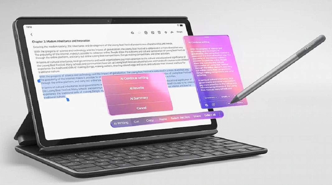 Lenovo ra mắt Idea Tab tích hợp AI: Học ngầu, chơi chất- Ảnh 1. Lenovo ra mắt Idea Tab tích hợp AI: Học ngầu, chơi chất- Ảnh 1.