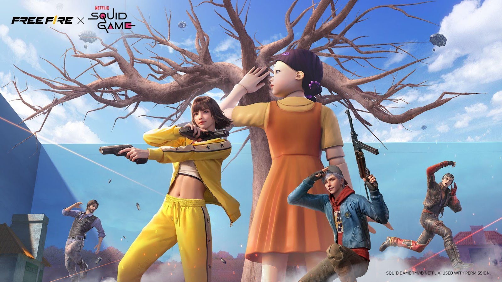 Game thủ Free Fire đã có thể du hành vào vũ trụ Squid Game ngay từ hôm nay!- Ảnh 2. Game thủ Free Fire đã có thể du hành vào vũ trụ Squid Game ngay từ hôm nay!- Ảnh 2.