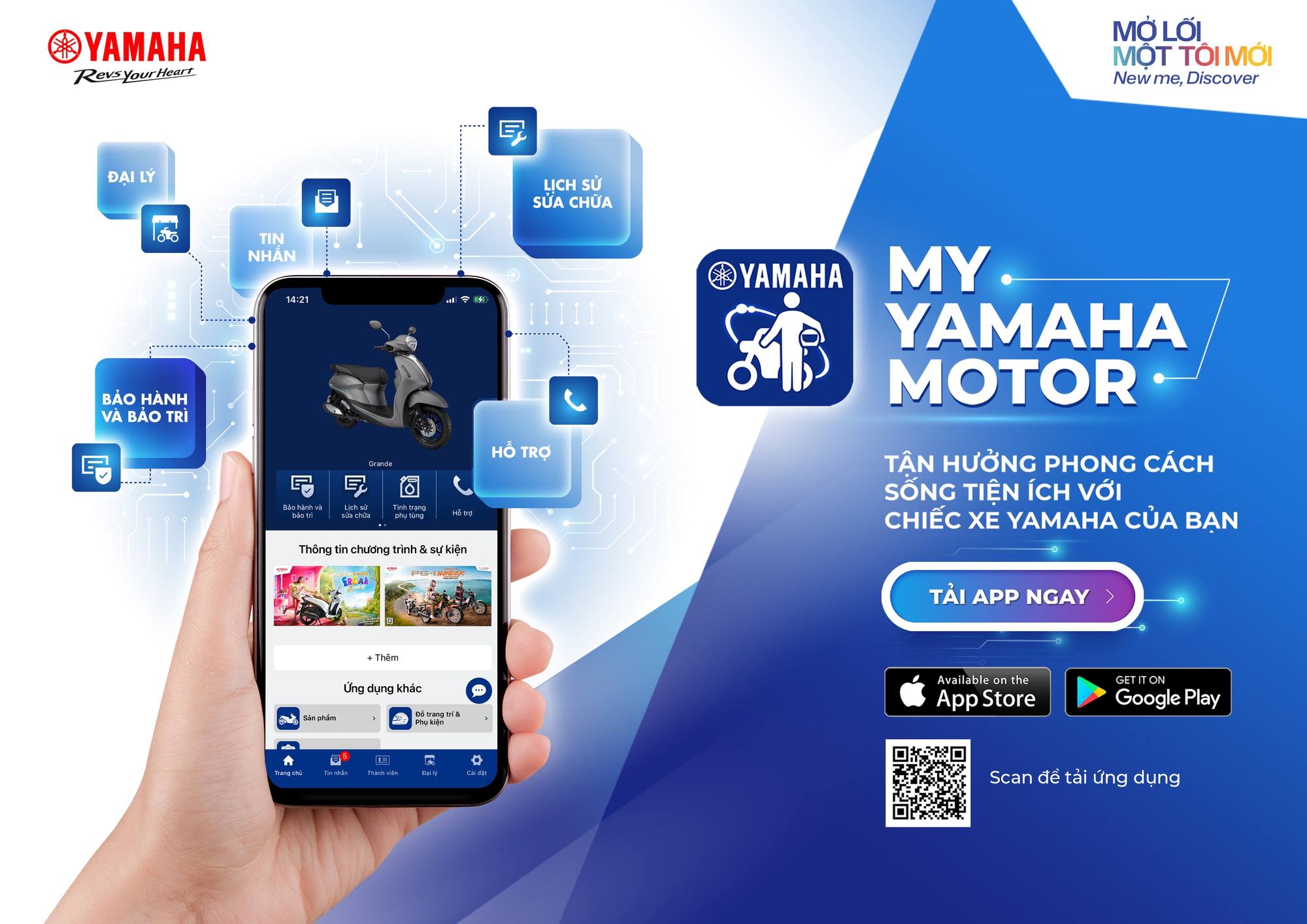 Gen Z chăm xe không khó nhờ trợ lý công nghệ đa nhiệm - My Yamaha Motor- Ảnh 3.