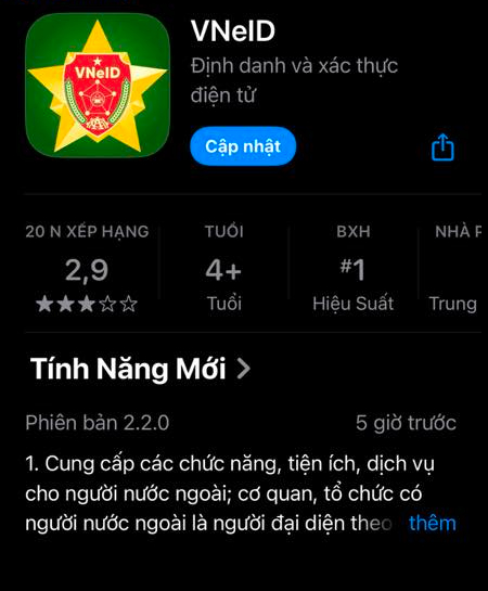Ứng dụng VNeID vừa ra mắt bổ sung thêm nhiều tính năng mới, tiện lợi chưa từng có- Ảnh 1.