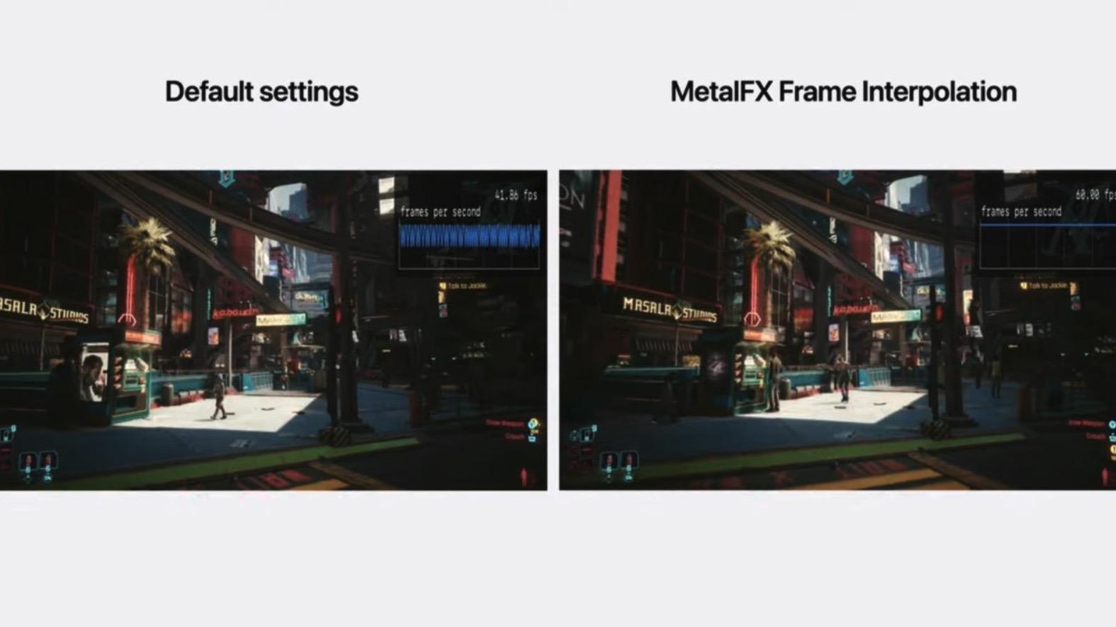 Không đùa đâu: MacBook Pro chơi Cyberpunk 2077 cả trăm FPS, còn hai mẫu Mac "quốc dân" cũng chạy vèo vèo- Ảnh 2. Không đùa đâu: MacBook Pro chơi Cyberpunk 2077 cả trăm FPS, còn hai mẫu Mac "quốc dân" cũng chạy vèo vèo- Ảnh 2.