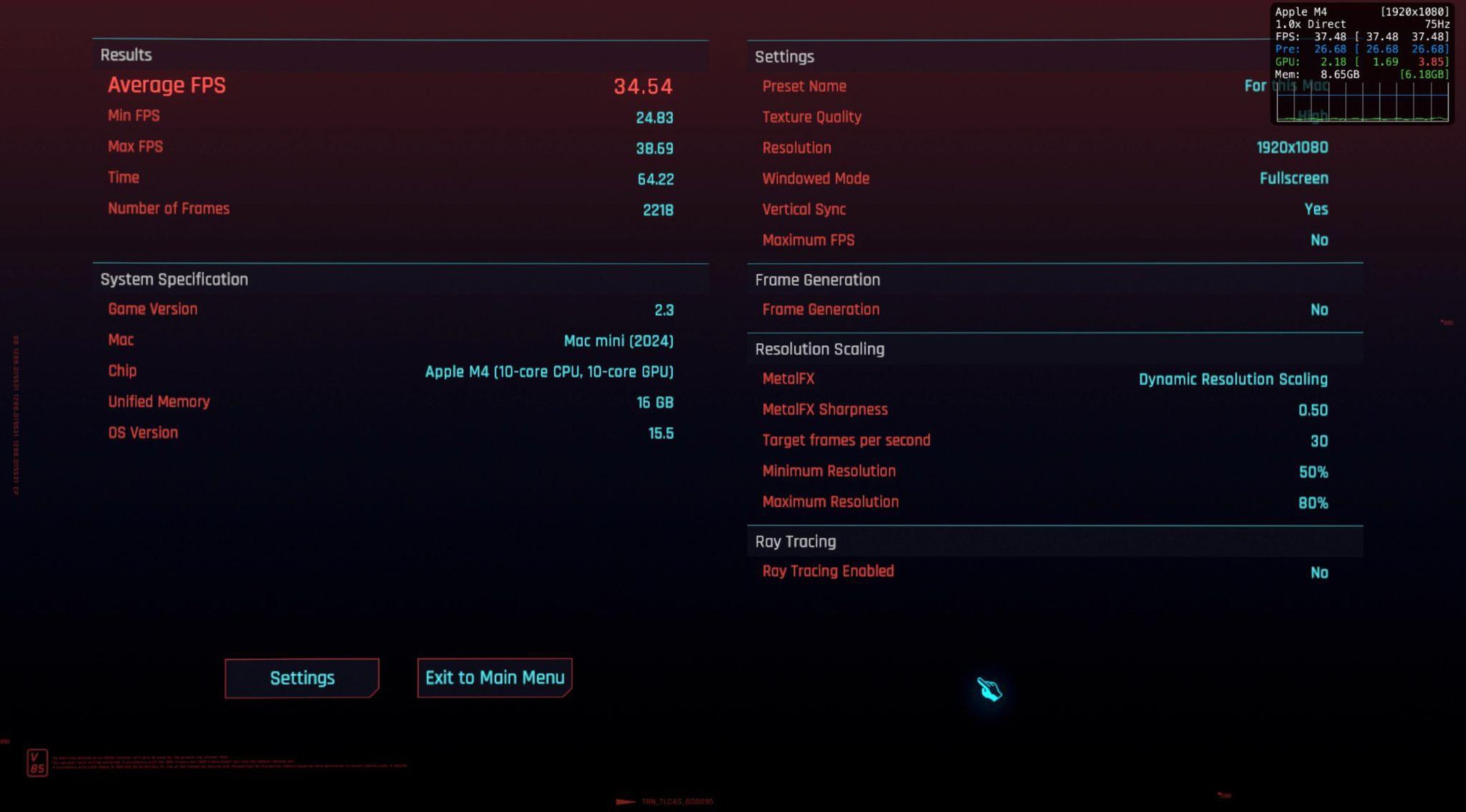 Không đùa đâu: MacBook Pro chơi Cyberpunk 2077 cả trăm FPS, còn hai mẫu Mac "quốc dân" cũng chạy vèo vèo- Ảnh 3. Không đùa đâu: MacBook Pro chơi Cyberpunk 2077 cả trăm FPS, còn hai mẫu Mac "quốc dân" cũng chạy vèo vèo- Ảnh 3.