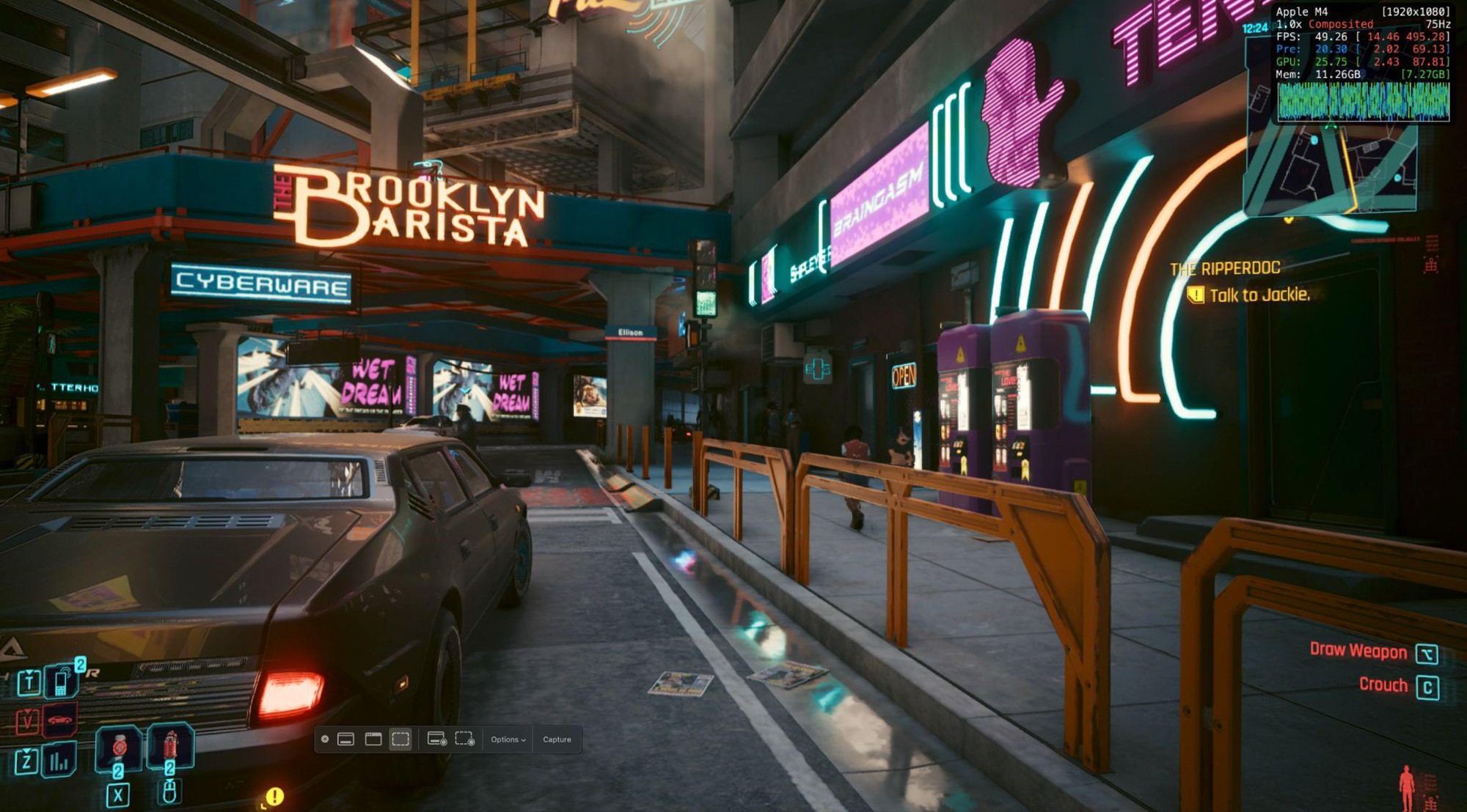 Không đùa đâu: MacBook Pro chơi Cyberpunk 2077 cả trăm FPS, còn hai mẫu Mac "quốc dân" cũng chạy vèo vèo- Ảnh 8. Không đùa đâu: MacBook Pro chơi Cyberpunk 2077 cả trăm FPS, còn hai mẫu Mac "quốc dân" cũng chạy vèo vèo- Ảnh 8.