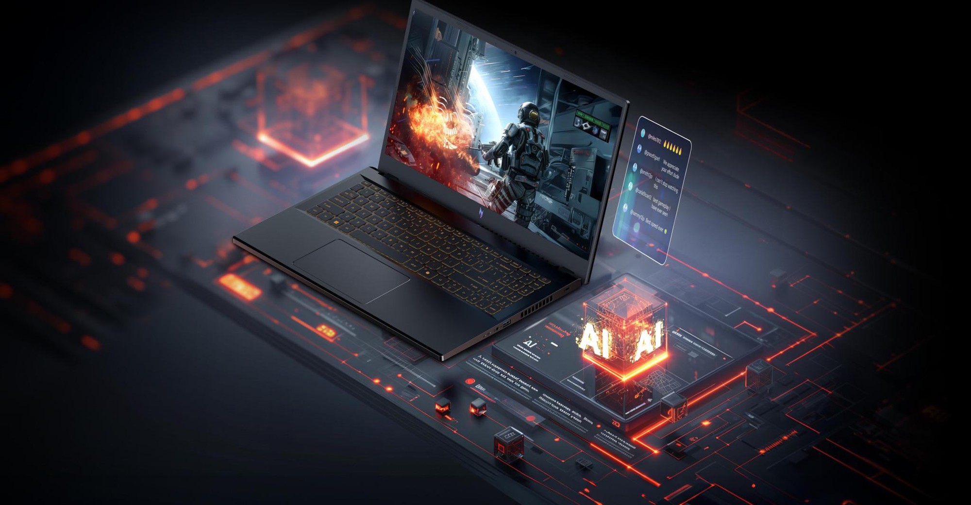 Acer Nitro V 15 ProPanel - Laptop gaming trang bị card đồ họa NVIDIA RTX 5000 series- Ảnh 1.