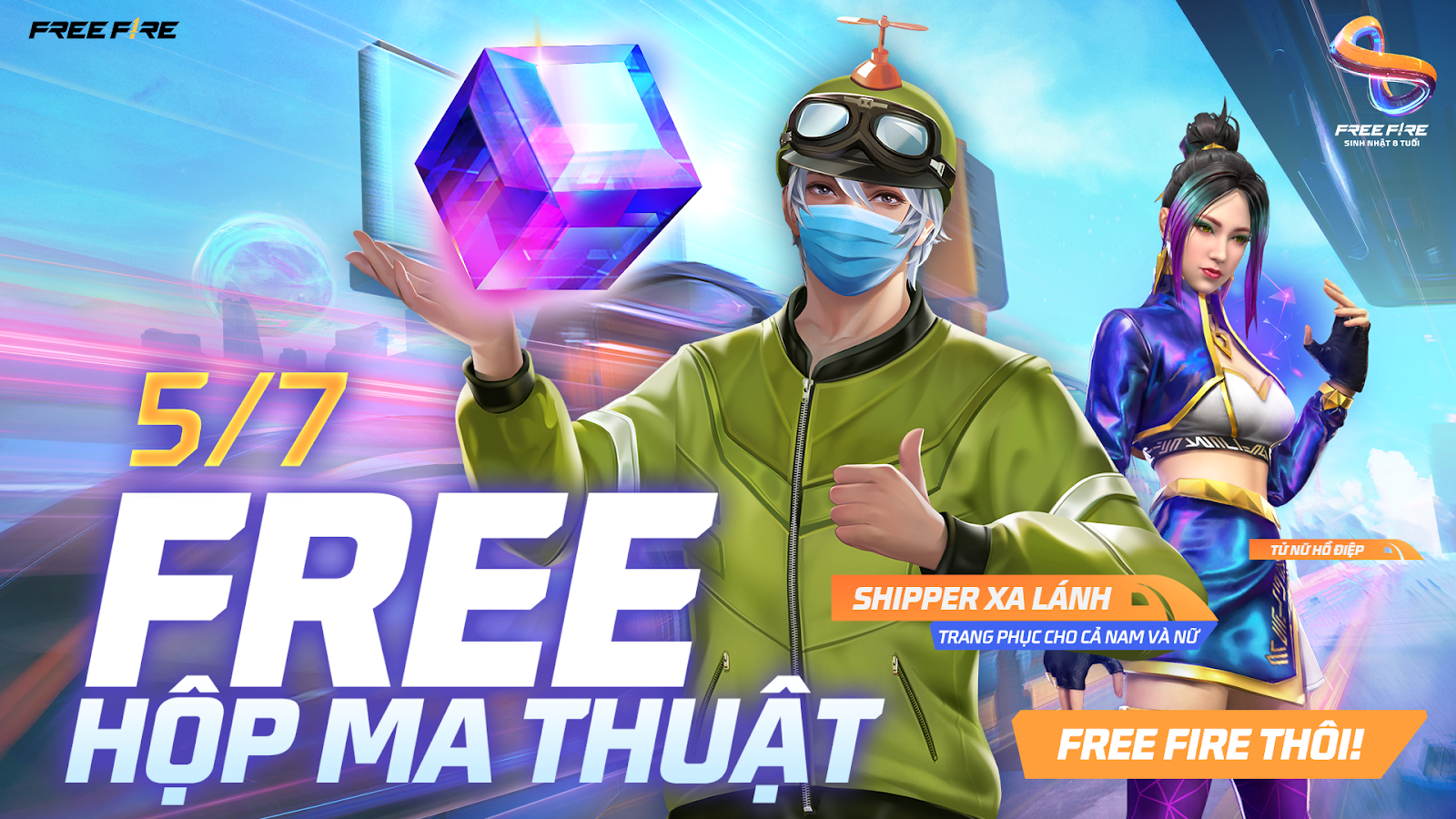 Free Fire ăn mừng sinh nhật lần thứ 8 với bữa tiệc “Vô Hạn và Lễ Hội” và cơn mưa quà tặng cho game thủ- Ảnh 4.