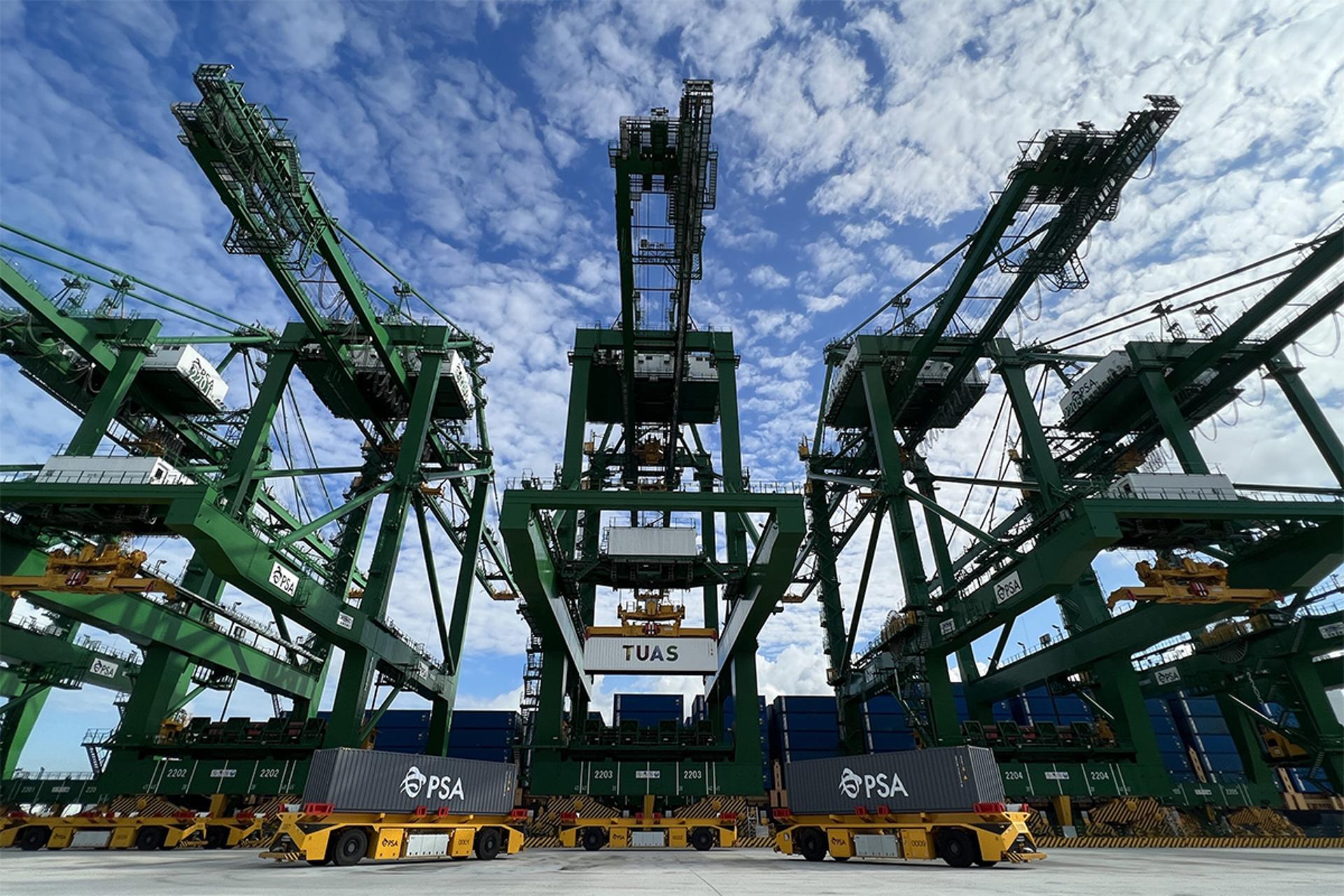 Di chuyển 65 triệu container không cần con người: siêu cảng biển tự động của Singapore sẽ cách mạng hóa ngành logistic- Ảnh 3. Di chuyển 65 triệu container không cần con người: siêu cảng biển tự động của Singapore sẽ cách mạng hóa ngành logistic- Ảnh 3.