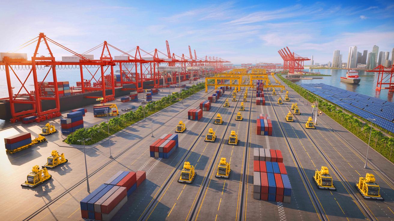 Di chuyển 65 triệu container không cần con người: siêu cảng biển tự động của Singapore sẽ cách mạng hóa ngành logistic- Ảnh 4. Di chuyển 65 triệu container không cần con người: siêu cảng biển tự động của Singapore sẽ cách mạng hóa ngành logistic- Ảnh 4.