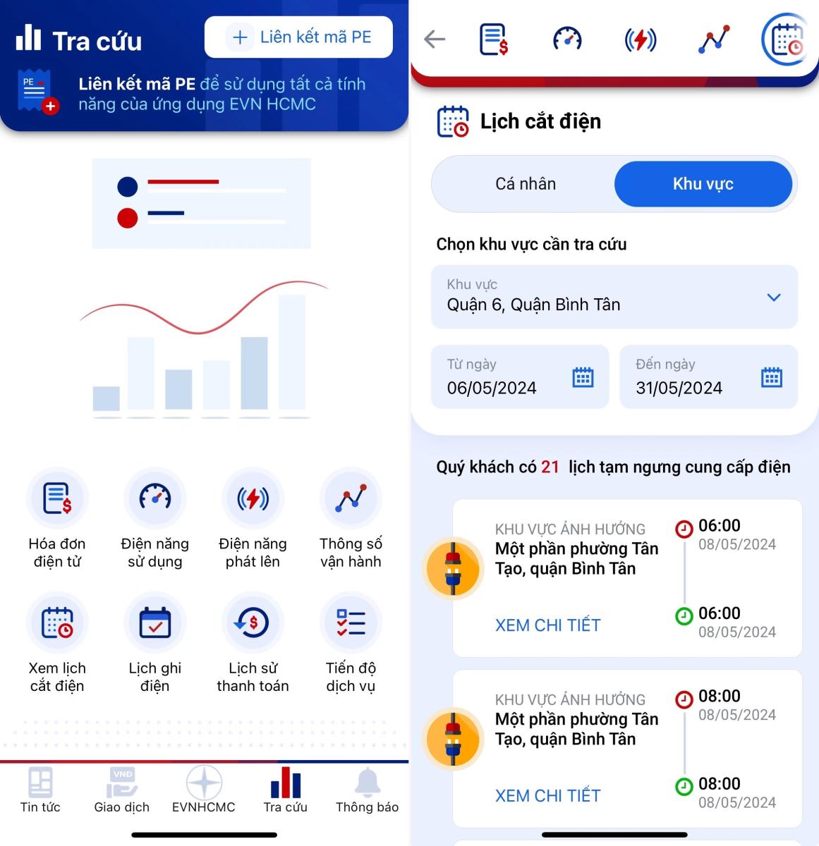 Cách tra cứu tiền điện hàng ngày trên ứng dụng của EVN- Ảnh 2.