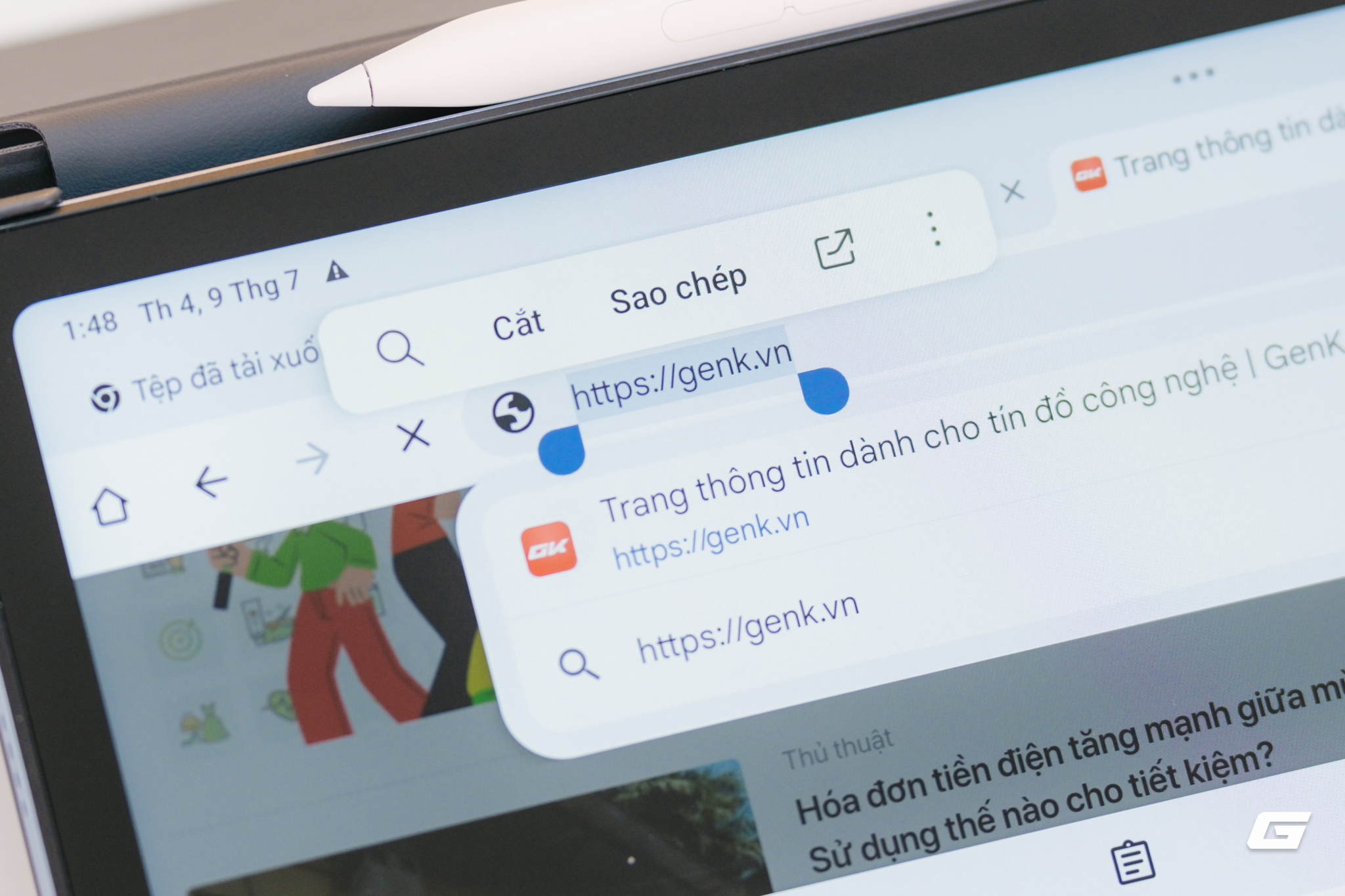 Trải nghiệm máy tính bảng 