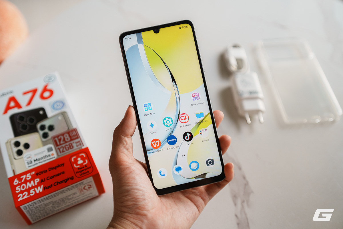 Điện thoại này giá 2 triệu mà màn hình 90Hz, camera 50MP AI, pin 5000mAh kèm sạc nhanh 22.5W- Ảnh 2. Điện thoại này giá 2 triệu mà màn hình 90Hz, camera 50MP AI, pin 5000mAh kèm sạc nhanh 22.5W- Ảnh 2.
