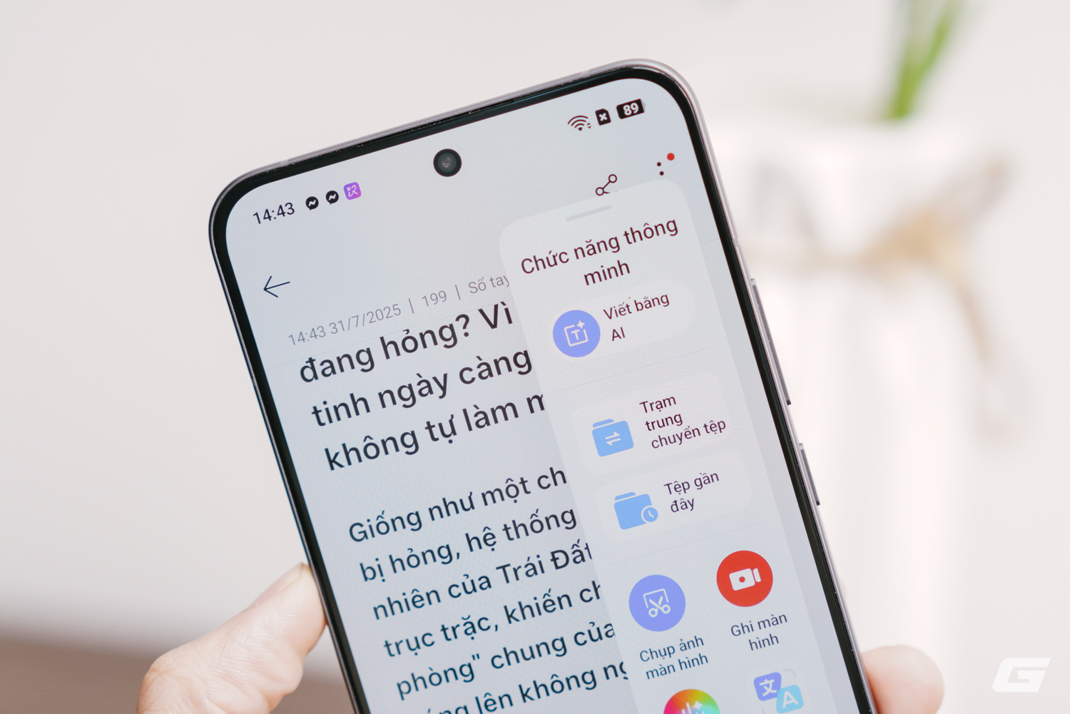 Cuộc sống bỗng nhẹ đi hẳn khi cầm một chiếc máy 