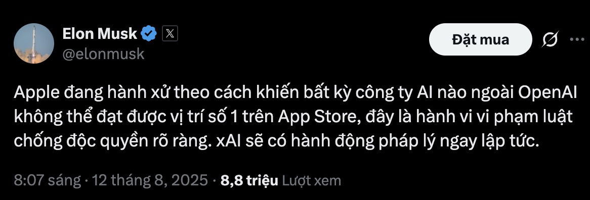 Elon Musk dọa kiện Apple vì "ưu ái" ChatGPT, CEO OpenAI lập tức phản bác- Ảnh 2.