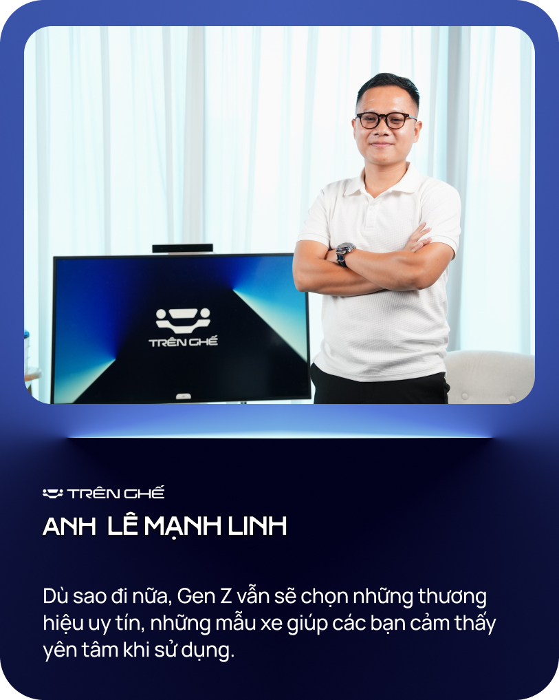 Xe cho Gen Z: ‘Sẵn sàng nợ để tậu ô tô, xa rồi thời máy nổ còi kêu, 4 bánh quay đều’- Ảnh 7.