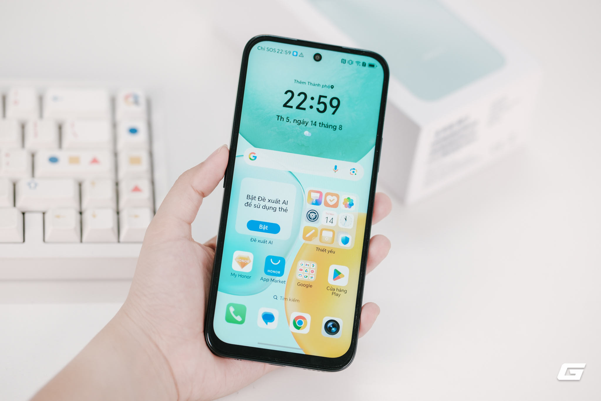 Trên tay điện thoại đối thủ của Xiaomi: Giá chỉ hơn 3 triệu nhưng có thiết kế đẹp, nút AI riêng, camera 50MP- Ảnh 4.