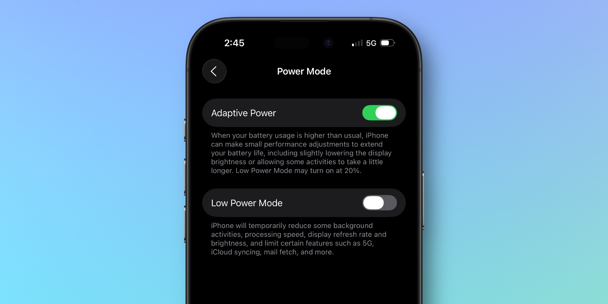 iOS 26 có tính năng tiết kiệm pin bằng AI- Ảnh 1.