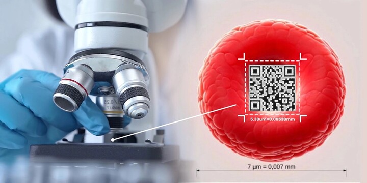 Các nhà vật lý phá kỷ lục với mã QR nhỏ nhất thế giới- Ảnh 1.
