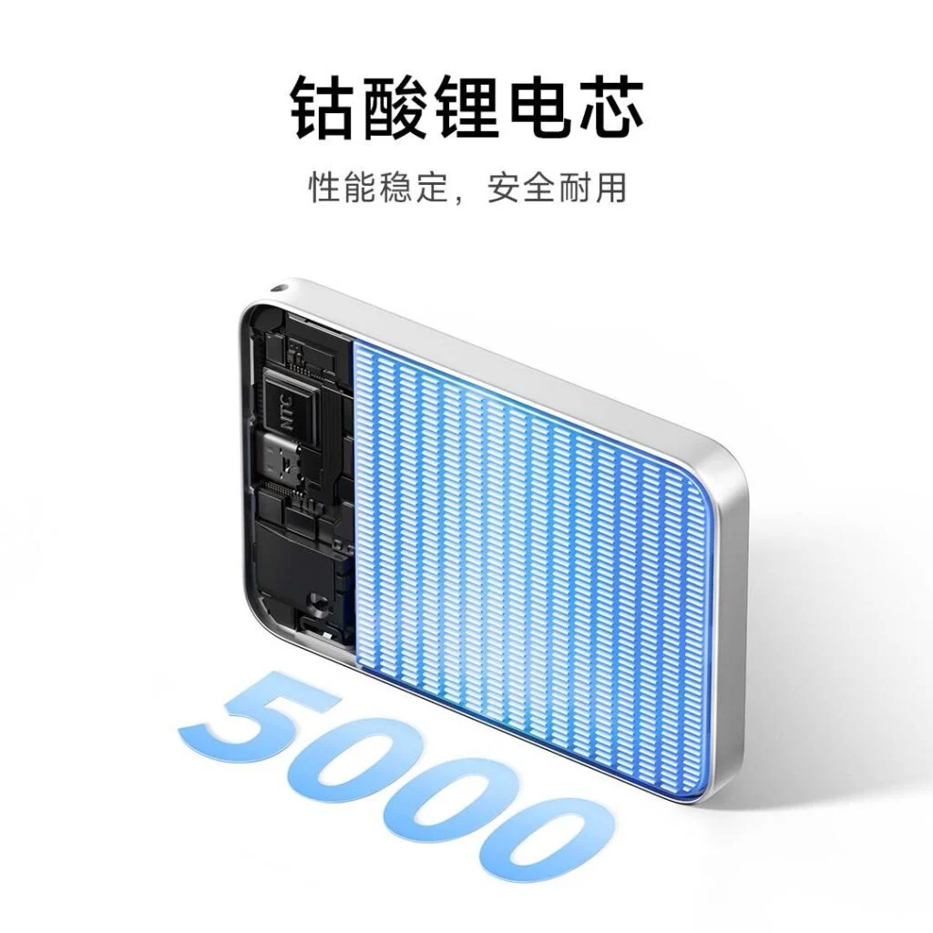 Ra mắt pin dự phòng Xiaomi 5000mAh siêu nhỏ nhẹ, sạc nhanh 22.5W, tích hợp cả tản nhiệt đồng - graphite- Ảnh 3. Ra mắt pin dự phòng Xiaomi 5000mAh siêu nhỏ nhẹ, sạc nhanh 22.5W, tích hợp cả tản nhiệt đồng - graphite- Ảnh 3.