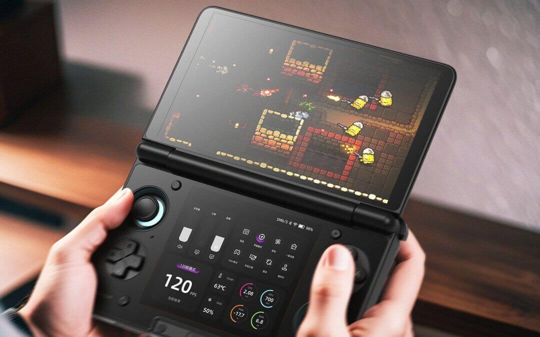 Máy chơi game màn OLED kép, dùng chip Snapdragon, giả lập được Nintendo Switch, giá từ 6.5 triệu- Ảnh 2. Máy chơi game màn OLED kép, dùng chip Snapdragon, giả lập được Nintendo Switch, giá từ 6.5 triệu- Ảnh 2.