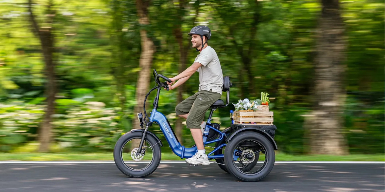 Xe đạp điện 3 bánh kèm thùng chứa đồ, tải trọng 226kg, có giảm xóc, số lùi, hội shipper chắc rất thích cho đến khi thấy giá- Ảnh 3. Xe đạp điện 3 bánh kèm thùng chứa đồ, tải trọng 226kg, có giảm xóc, số lùi, hội shipper chắc rất thích cho đến khi thấy giá- Ảnh 3.