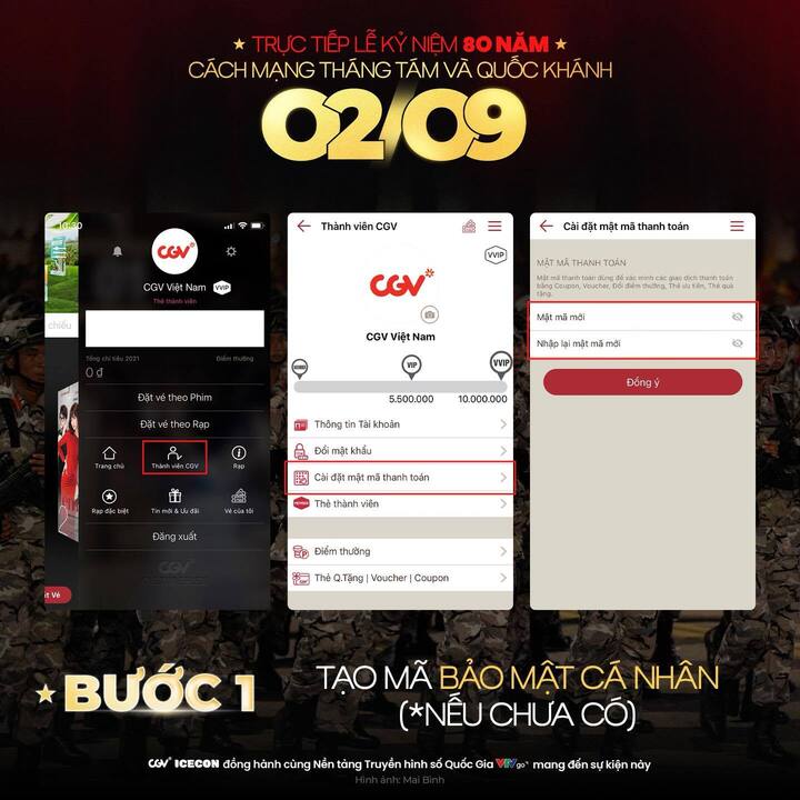 Cách đăng ký xem Lễ diễu binh, diễu hành A80 miễn phí tại rạp chiếu phim- Ảnh 1. Cách đăng ký xem Lễ diễu binh, diễu hành A80 miễn phí tại rạp chiếu phim- Ảnh 1.